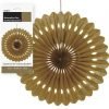 Decorative Fan Gold