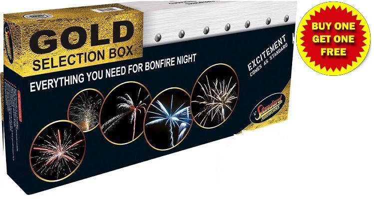 Gold Selection Box Fireworks