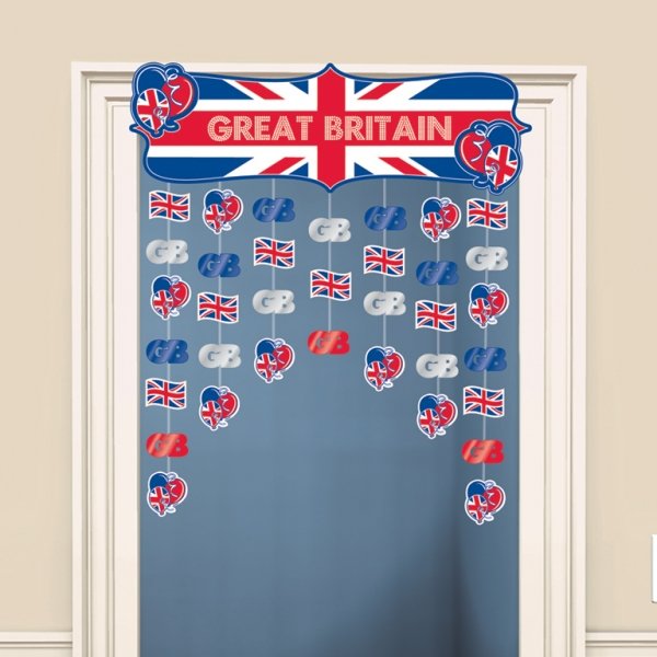 Union Jack Door Curtain Decoration