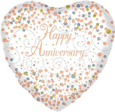 Happy Anniversary Foil Balloon