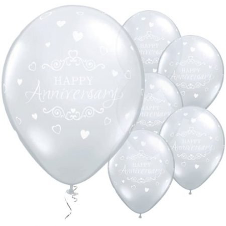 Happy Anniversary Latex Balloons