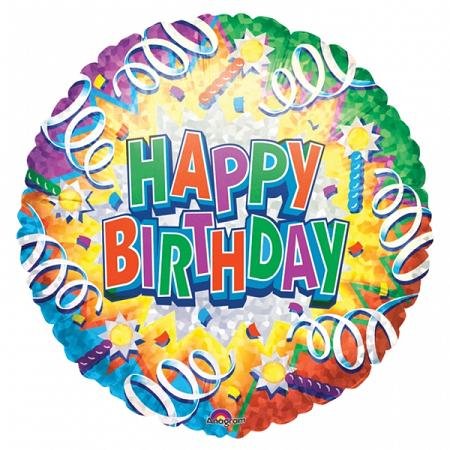 Happy Birthday Explosion Foil Balloon