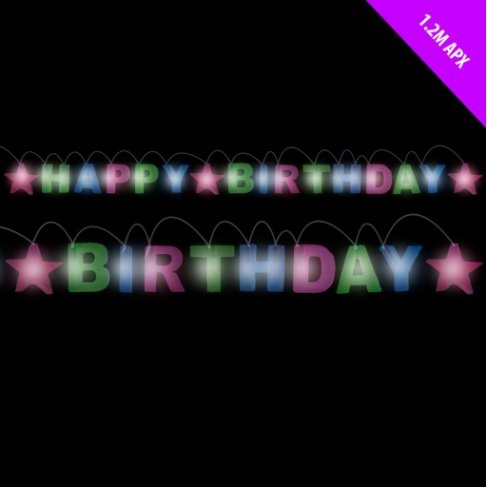 Happy Birthday Battery Lights