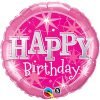 Happy Birthday Pink Jumbo Balloons