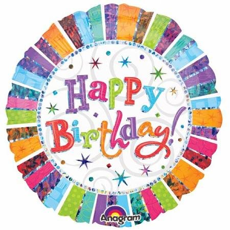 Happy Birthday Raidant Foil Balloon