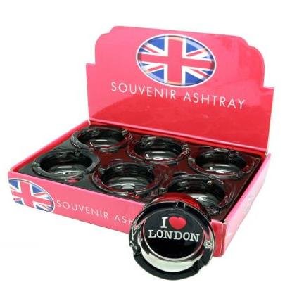 I Love London Glass Ashtray