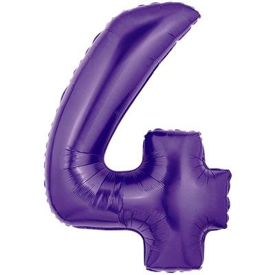 Jumbo Number 4 purple