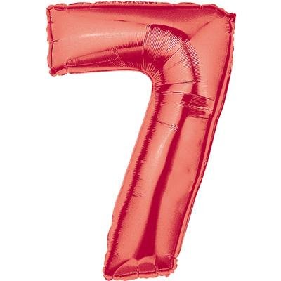 Jumbo Number 7 red