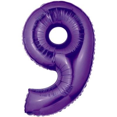 Jumbo Number 9 purple