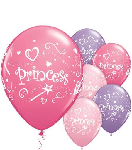Princess Latex Balloons