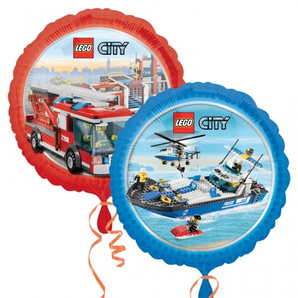 Lego City Foil Balloon