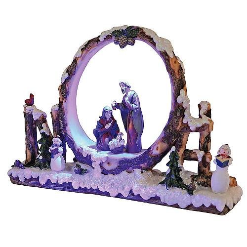 Light up LED Nativity Scence