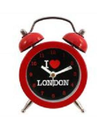 I Love London Classic Travel Alarm Clocks