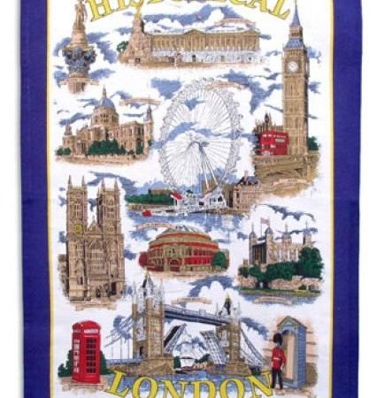 London Historical Tea Towel