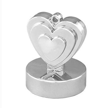 Silver Heart Shaped Weight