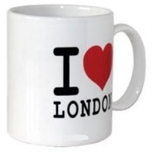 I Love London White Mug