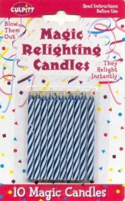 Magic Relighting Candles Blue