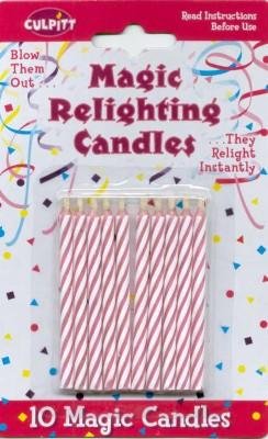 Magic Relighting Candles Pink