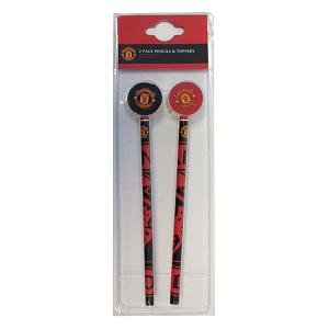 Manchester Utd Pencil & Topper Set