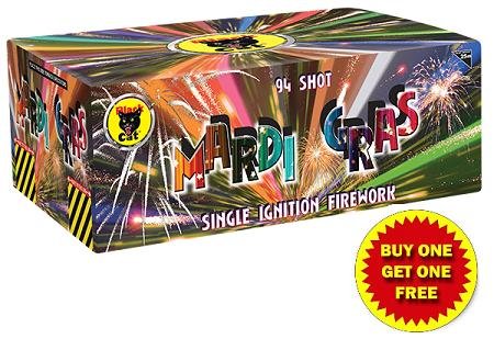 Mardi Gras Single Ignition Fireworks