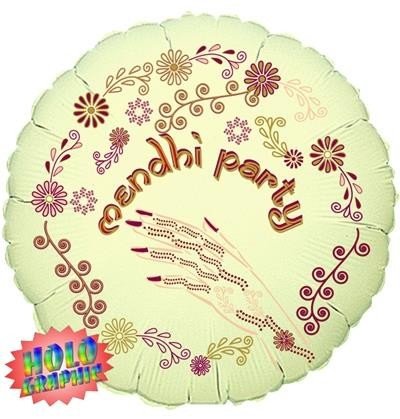 Mendhi Party Balloon