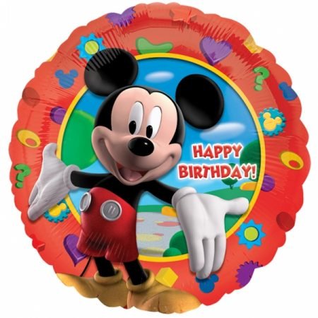 Mickey Mouse Club House Happy Birthday Foil Balloon