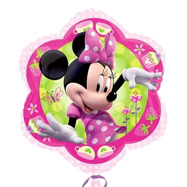 Minnie Mouse Pink Flower Foil Balloon