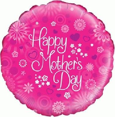 Happy Mother's Day Flowers Foil Balloon