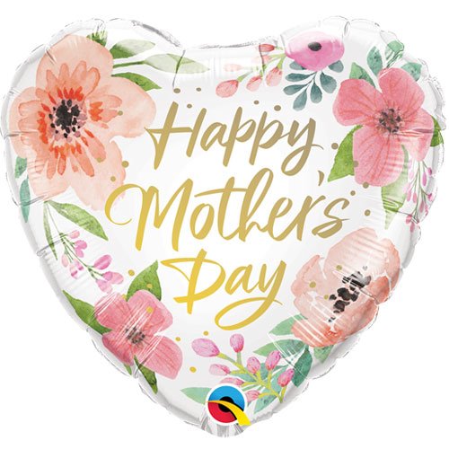 Happy Mother's Day Floral Foil Balloon