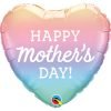 Happy Mother's Day Pastel Ombre Foil Balloon