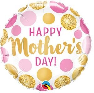 Happy Mother's Day Pink & Gold Foil Balloon