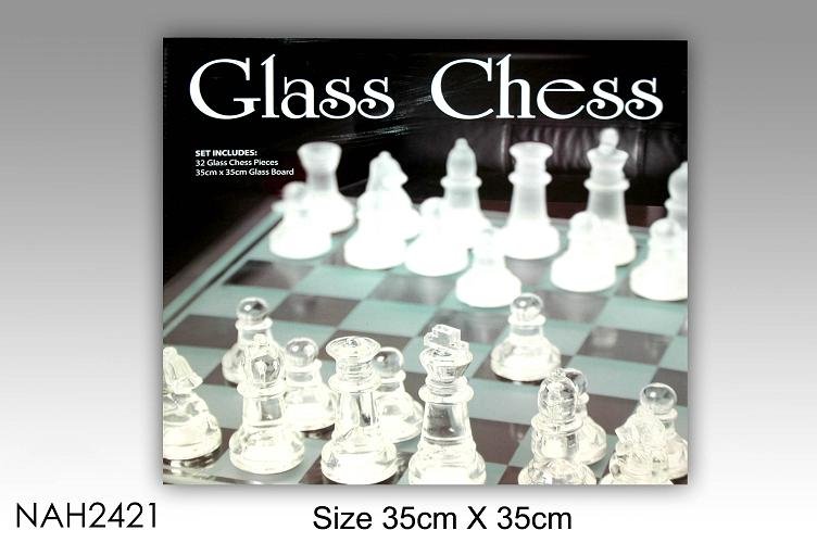 Glass Chess Set