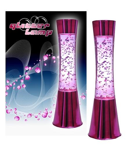 Glitter Lamp Pink/Purple