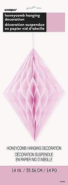 Honeycomb Hanging Decoration Pink