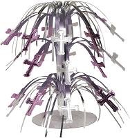 Faithful Dove Pink Foil Centerpiece