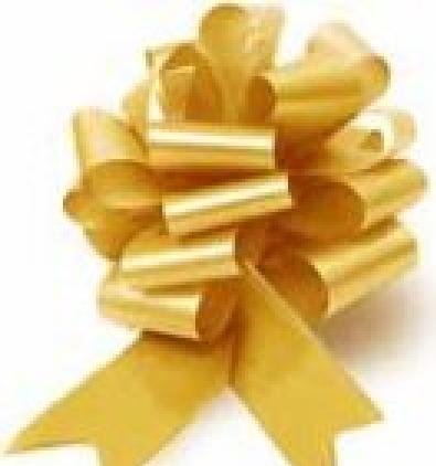 Pull Bow Gold 50mm