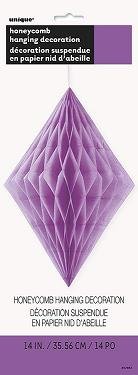 Honeycomb Hanging Decoration Purple