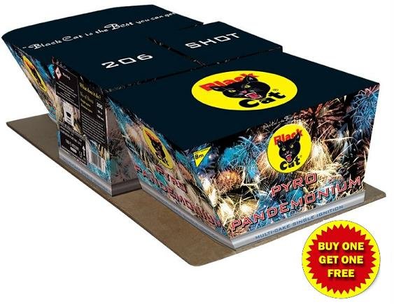 Pyro Pandemonium Compound Cake Fireworks
