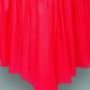 Red Plastic Table Skirt