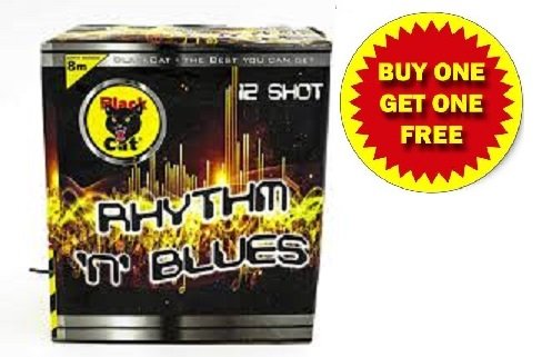 Rhythm "n" Blues Roman Candle Cake
