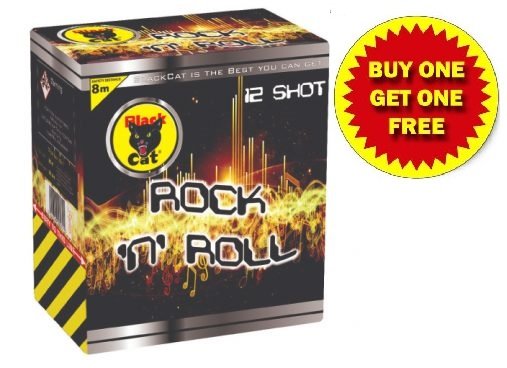 Rock "n" Roll Roman Candle Cake