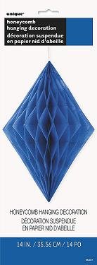 Honeycomb Hanging Decoration Royal Blue