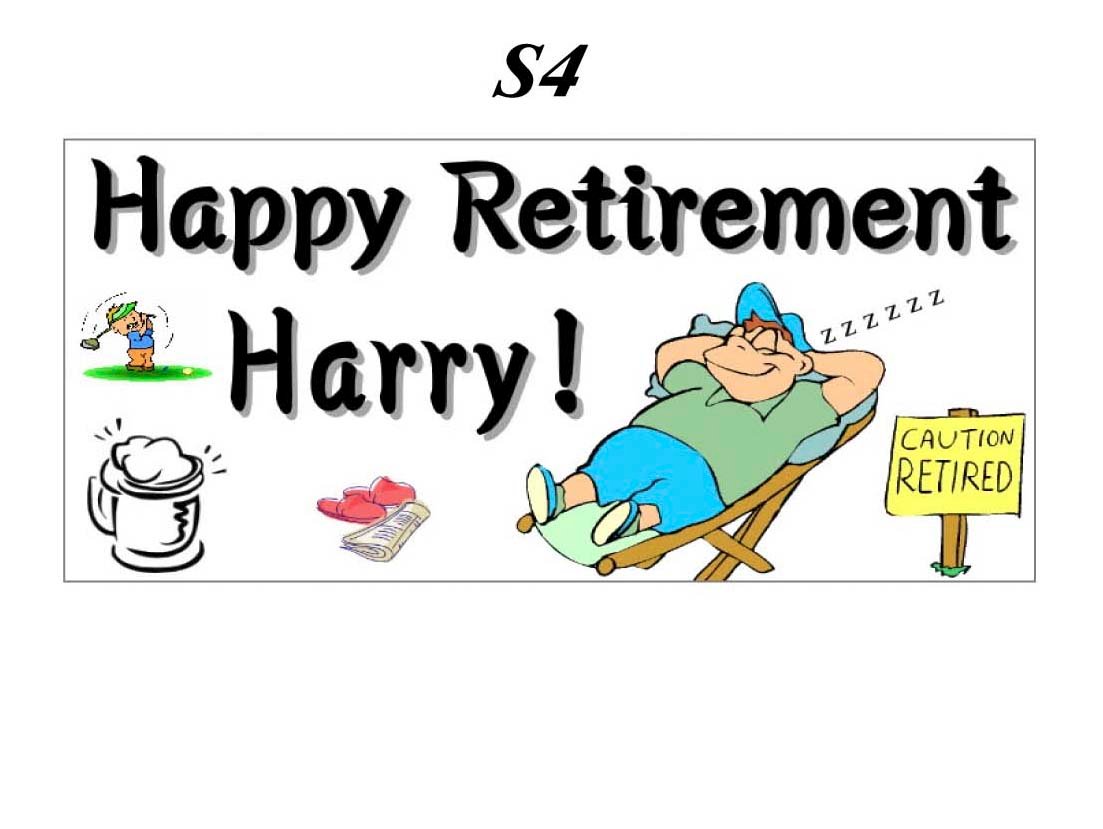 Happy Retirement Banner S4
