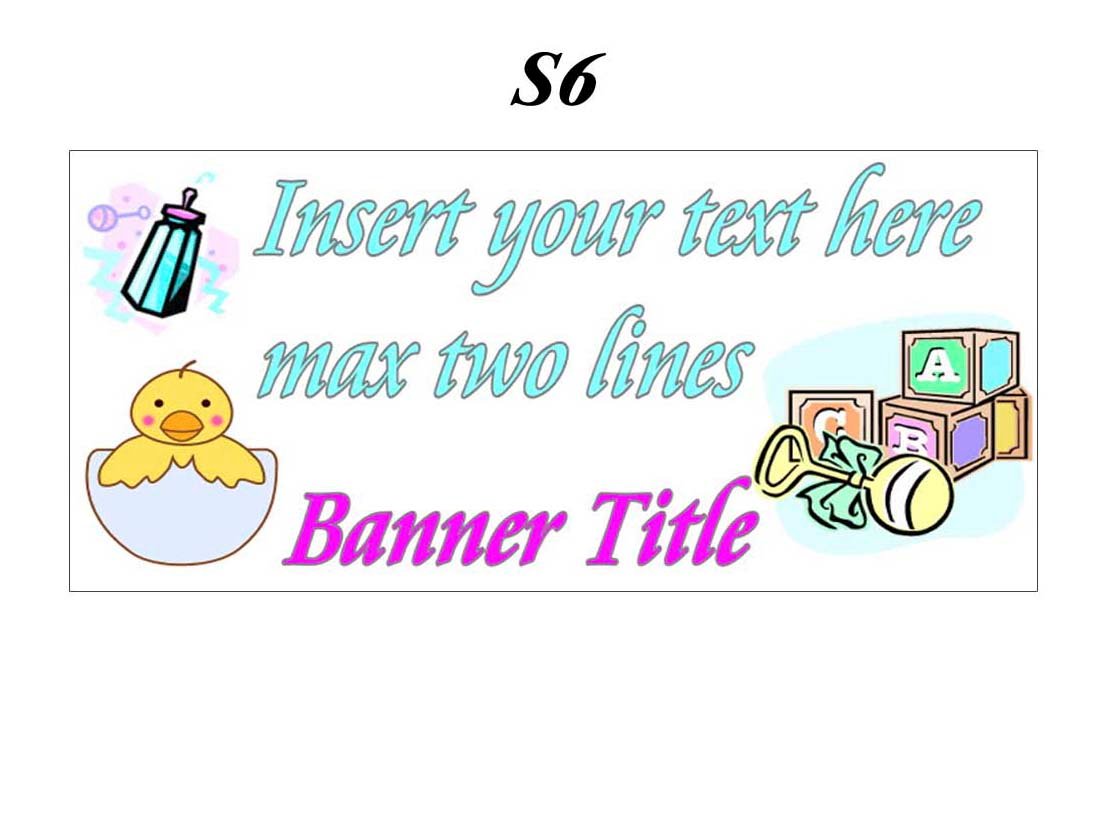 Baby Shower Banner S6