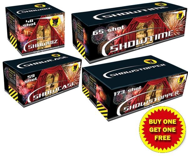 Showstopper Single Ignition Quad Pack Fireworks