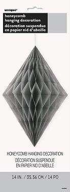 Honeycomb Hanging Decoration Silver