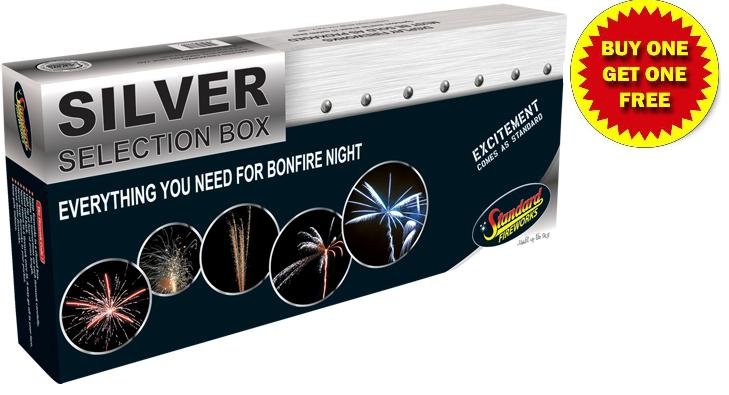 Silver Selection Box Fireworks