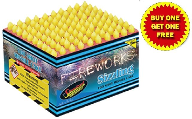 Sizzling Roman Candle Cake (Hot Shots)