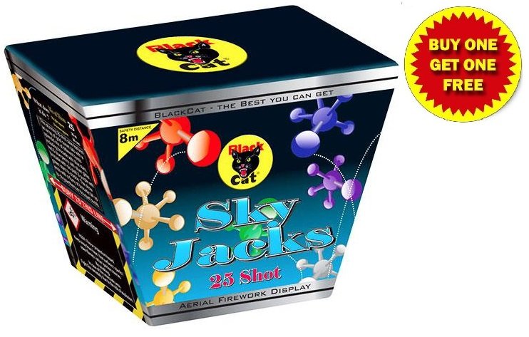 Sky Jacks Roman Candle Cake