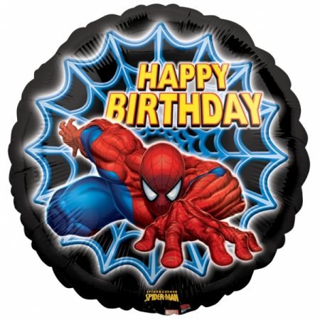 Spiderman Happy Birthday Foil Balloon